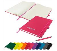 That's My Pencil Personalised A4 Notebooks/Note Pad- Printed with Name with a matching pens (Pink)