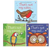 That's not my Bird Collection 3 Books Set By Fiona Watt (Robin, Parrot & Owl)