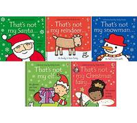 That's not my Christmas 5 Book Set Collection - Santa, Reindeer, Snowman, Elf, Christmas Fairy