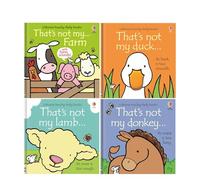That's Not My Farm Series By Fiona Watt And Rachel Wells 4 Books Collection Boxset (That's not my Lamb, Duck, Donkey & Farm)