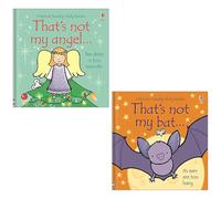 That's Not My Series 2 Books Collection Set By Fiona Watt (Angel & Bat)