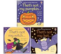 That's not my Series 3 Books Collection Set By Fiona Watt (That's Not My Pumpkin, That's not my Witch & That's not my bat…)