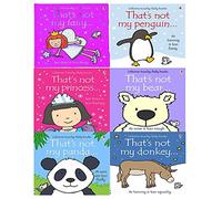Thats not my touchy feely series 11 and 12 : 6 books collection set (fairy,penguin,princess,bear, panda, donkey)