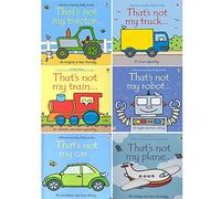 Thats Not My Transport Collection Usborne Touchy-Feely 6 Books Set By Fiona Watt