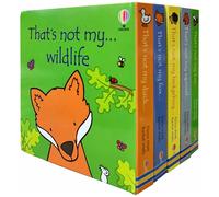 BOOKS4PEOPLE Thats Not My Wildlife 5 Books Children Collection Set (That's Not My Duck..., That's Not My Fox..., That's Not My Hedgehog...,