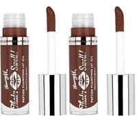 That's Swell! Peptide Plumping Lip Oil, Shade Brown Hazelnut Haze| Lip Gloss (Pack of 2)