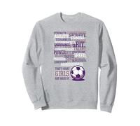 That's What Girls Are Made Of Soccer Sweatshirt