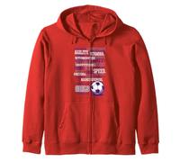 That's What Girls Are Made Of Soccer Zip Hoodie
