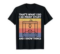 That's what I do 3d Printing 3D Printer Retro Vintage T-Shirt