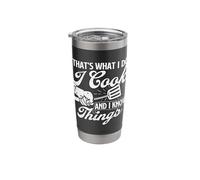 That's What I Do I Cook and I Know Things - BBQ Lover Stainless Steel Insulated Tumbler