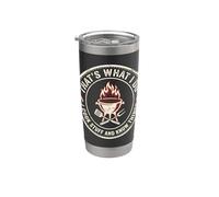 That's What I Do I Cook Stuff and Know Things Chef Funny Stainless Steel Insulated Tumbler