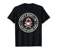 That's What I Do I Cook Stuff and Know Things Chef Funny Value Graphic T-Shirt