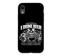 That's What I Do I Drink Beer and I Grill Things Funny Case for iPhone XR