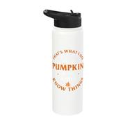 That's What I do I Drink Pumpkin Spice Autumn Season Stainless Steel Insulated Water Bottle