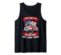That's What I Do I Drive Wee Woo Truck Gift Funny Tank Top