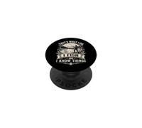 That's What I Do I Fish and I Know Things Funny Fishing PopSockets Adhesive PopGrip