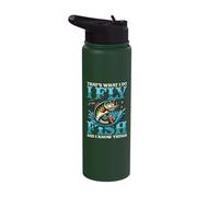 That's What I Do I Fly Fish and I Know Things Fly Fishing Stainless Steel Insulated Water Bottle