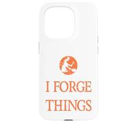 That's What I Do I Forge & I Know Things Ironworker Present Case for iPhone 15 Pro