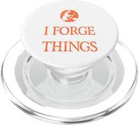 That's What I Do I Forge & I Know Things Ironworker Present PopSockets PopGrip for MagSafe
