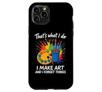 That's What I Do I Make Art And I Forget Things Artist Brain Case for iPhone 11 Pro