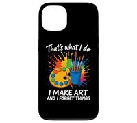 That's What I Do I Make Art And I Forget Things Artist Brain Case for iPhone 13