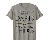 That's What I Do I Play And Know Things - Darts T-Shirt