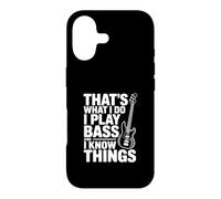 That's What I Do I Play Bass And I Think Things Case for iPhone 17