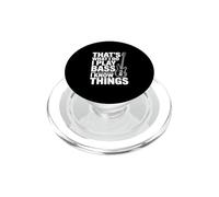 That's What I Do I Play Bass And I Think Things PopSockets PopGrip for MagSafe