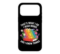 That's what i do i read books and i know things flowers art Case for iPhone 17 Pro Max