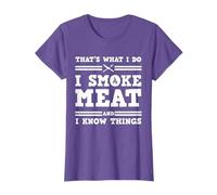 That's What I Do I Smoke Meat And I Know Things T-Shirt