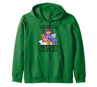 That's what I do I write code I pet cats and I know things Zip Hoodie