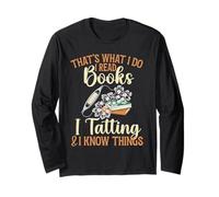 That's What I Do Read Books Handcrafting Lacemaking Tatting Long Sleeve T-Shirt