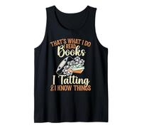 That's What I Do Read Books Handcrafting Lacemaking Tatting Tank Top