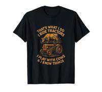 That's What I Do - Vintage Tractor Farmer Fun T-Shirt