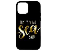 That's What Sea Said Surfer Pun Wave Surfing Ocean Sun Surf Case for iPhone 12 mini