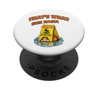 That's What She Said!. Funny Sign And Cat PopSockets Adhesive PopGrip
