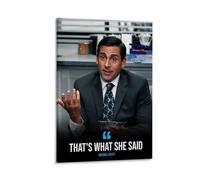 Thats What She Said Poster Office Humor Wall Art Inspirational Quote Print Funny Home Decor Michael Scott Quote Gift for Fans Modern Office Artwork Gift 16x24inch(40x60cm) Framed