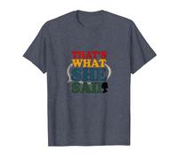 That's What She Said Retro Funny Quote Speech Bubble T-Shirt, Men, Heather Blue, S