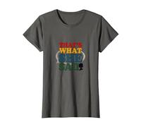 That's What She Said Retro Funny Quote Speech Bubble T-Shirt, Women, Asphalt, L