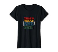 That's What She Said Retro Funny Quote Speech Bubble T-Shirt, Women, Black, L