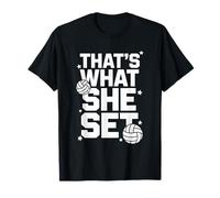 That's What She Set, Beach Volleyball Team Player T-Shirt