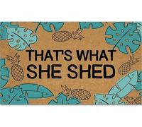 That'S What She Shed Barrier Mat Dirt Trapper Floor Mats Anti Mould Bathroom Rug For Indoor Patios Shower 40X60 Cm
