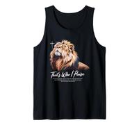 That's Who I Praise Tshirt Jesus Christian Lake God Church Tank Top