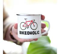 ThatsNiceThat Bikeoholic Enamel Mug