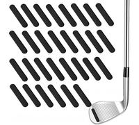 Thatyro 30PCS Golf Weighted Lead Tapes Self Adhesive Golf Lead Tape Strips Putter Lead Tape for Pickleball Paddles, Golf Clubs, Tennis Rackets (Black)