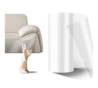 Thatyro 7.8" x 118" Clear Cat Scratch Furniture Protector, Single-Sided Adhesive Cat Proof Couch Cover, Pet Tape for Scratching Door Couch Wall Sofa Carpet Window Corner (3m)