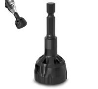 Thatyro Black Zinc Alloy Deburring External Chamfer Tool, 1/8"-3/4" (3mm-20mm) Burr Removal Tool with Quick Release Hex Shank, Tungsten Steel Bolt Thread Repair Git for Drill Screw (Small)