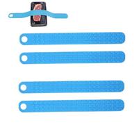 Thaw Belt, 4Pcs Silicone Sink Thawing Fixator Belt Fast Meat Defrosting Strip with Super Suction for Frozen Meat and Vegetable (Blue)