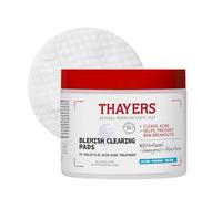 Thayers Blemish Clearing Acne Pads, Salicylic Acid Acne Treatment for Face, Pore Reducing, Exfoliating, and Soothing Skincare, Witch Hazel Toner Pads, 60 Ct