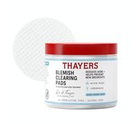 Thayers Blemish Clearing Acne Pads, Salicylic Acid Acne Treatment for Face, Pore Reducing, Exfoliating, and Soothing Skincare, Witch Hazel Toner Pads, 60 Ct